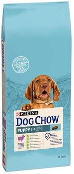 Sucha karma dla szczeniąt Dog Chow Puppy z jagnięciną 14 kg (8445290813466)