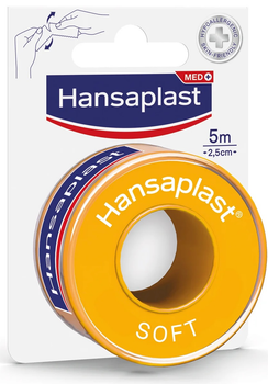 Пластырь Hansaplast Soft Tape 5 м x 2.5 см (4005801476081)