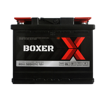 Автомобільний аккумулятор BOXER (555 80) (L2) 60Ah 520A R+ (прав +) BOXER