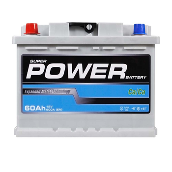 Автомобільний аккумулятор POWER Silver 60Ah 600A L+ (лівий) L2 MF POWER