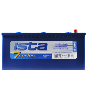 Автомобільний акумулятор ISTA 7 Series (D4) 140Ah 850A L+ ISTA