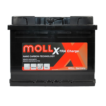 Автомобільні акумулятори MOLL X-Tra Charge (L2) 62Ah 600A R+ (правий +) MOLL