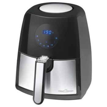 Мультипіч аерогриль електрична Profi Cook PC-FR 1147 аеро фритюрниця для дому для приготування без олії та жиру зі знімною чашею температура 80-200 °С