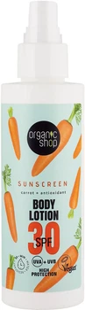 Солнцезащитный лосьон для тела Organic Shop SPF30 150 мл (4743318141701)