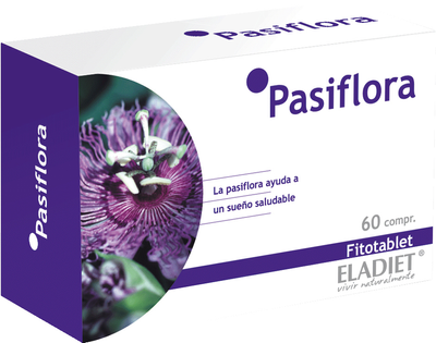 Дієтична добавка Eladiet Fitotablet Pasiflora 330 мг 60 таблеток (8420101010814)