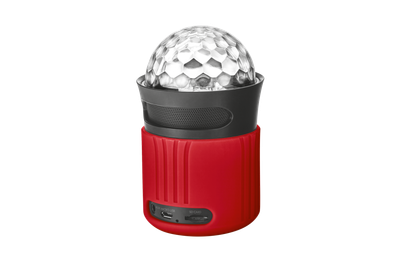 Бездротова Bluetooth акустика TRUST Dixxo Go Speaker with party lights red 6W (TR21346)
