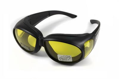 Очки защитные с уплотнителем Global Vision Outfitter (yellow) Anti-Fog, желтые