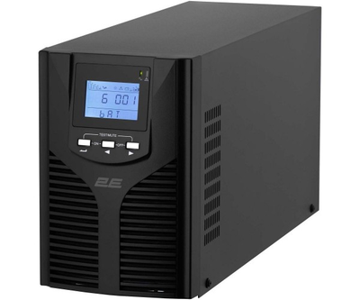 ИБП непрерывного действия (Online) 2E OD2000, 2000VA/1800W, LCD, USB, USB, 2xSchuko (2E-OD2000)