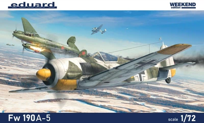 Збірна модель Fw 190A-5 масштаб 1:72 Eduard WEEKEND edition (7470)