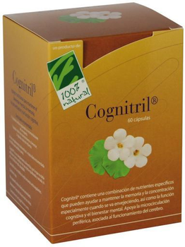 Дієтична добавка 100% Natural Cognitril 60 капсул (8437019352042)