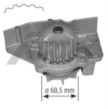 Водяной насос Berlingo/Partner/Jumpy/Expert 1.9D/TD (XUD) 96-(20z) Airtex (1361)