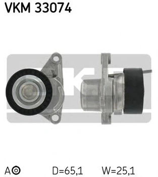 Ролик ремня генератора SKF VKM 33074 SKF (VKM33074)