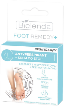 Antyperspirant do stóp Bielenda Foot Remedy odświeżający 50 ml (5902169051624)