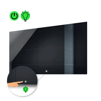 LED-зеркало 90x60см, с сенсорной кнопкой управления, модель Lucia (luciag76)