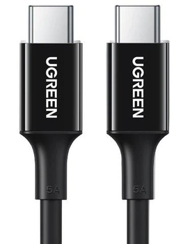 Кабель зарядный Ugreen Type-C 5А 100W QC4.0 1 м Black (US300)