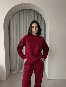 Світшот жіночий з вишивкою Narodnyy Butik 304-210 48