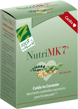 Suplement diety 100% Natural NutriMK7 Cardio 60 pereł (8437019352073)