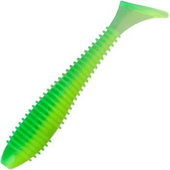 Силіконова приманка Keitech Swing Impact Fat 6.8" EA#11 Lime ChartreuseGlow (3 шт/уп),1551.12.24