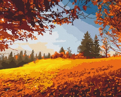 Картина по номерам Oсенний лес 40x50 см Brushme (2000002765189)