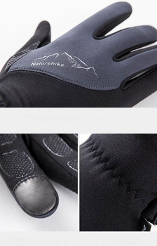 Флісові рукавиці Naturehike М NH17S004-T Grey