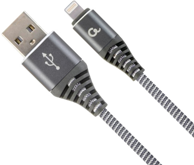 Kabel Cablexpert USB - Apple Lightning 1 m Szary (CC-USB2B-AMLM-1M-WB2)