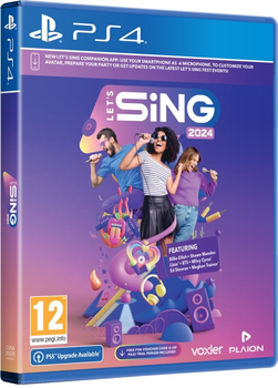 Гра для PlayStation 4 Lets Sing 2024 (4020628611583)