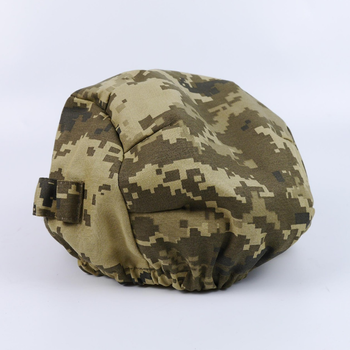 Маскирующий кавер на шлем, Тактический кавер на каску, чехол для маскировки ЗСУ Пиксельный камуфляж