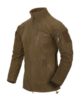 Флісова куртка Helikon - tex Alpha Tactical -Grid Fleece Coyote Розмір XL/R