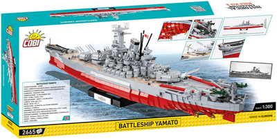 Klocki konstrukcyjne Cobi WWII Pancernik Yamato 2665 szt. (5902251048334)