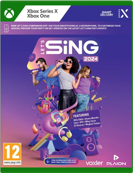 Гра для Xbox One/Xbox Series X Lets Sing 2024 (4020628611569)