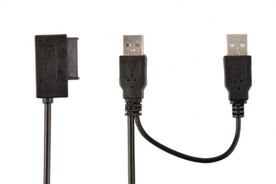 Адаптер Cablexpert USB 2.0 - Slimline SATA 13-pin (A-USATA-01)