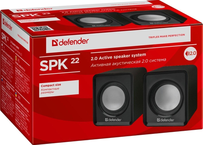 System głośników Defender SPK 22 Black (4714033655033)
