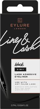Fałszywy klej do rzęs Eylure Line & Lash Lash Adhesive Pen Black 0.7 ml (619232002333)