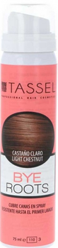 Тонувальний спрей для волосся Eurostil Tassel Bye Roots Cubre Canas En Spray Castano Claro 75 мл (8423029077358)