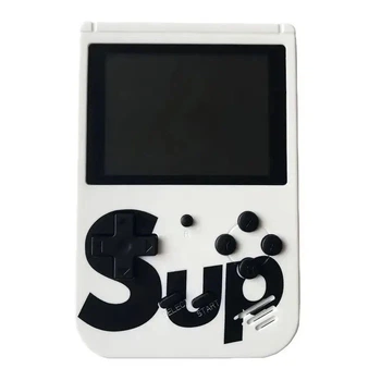 Портативна ігрова консоль SUP Game Box 500 in 1 3″ 500 ігор до 6 годин micro USB RCA для телевізора біла