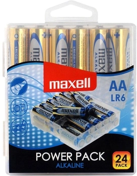 Батарейка лужна Maxell Alkaline AA (LR06) pack 24 шт (MX-748326)