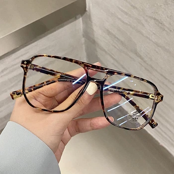 Очки для имиджа с прозрачной линзой оправа Honey Fashion Accessories леопардовый (4-119)