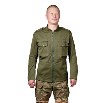 Куртка тактическая износостойкая облегченная для силовых структур М65 R2D2 олива 56-58/170-176 TR_BH-U-JM65R2-O-56-170