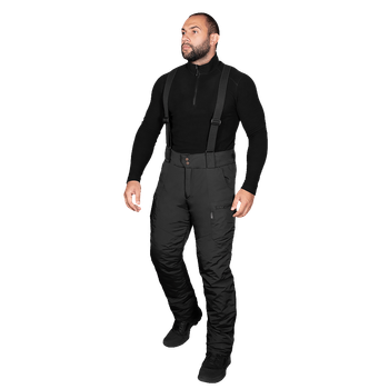 Штани тактичні зимові чоловічі утеплені штани для силових структур Patrol Taslan Чорні (7357), L TR_7357-L