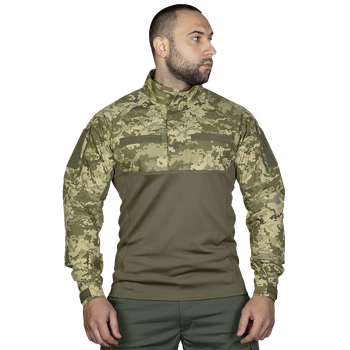 Рубашка тактическая боевая универсальная для силовых структур CM Blitz Камуфляж/Олива (7020), S TR_7020(S)