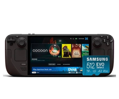 Valve Steam Deck OLED 1Тb Black + Карта памяти Samsung 512Gb