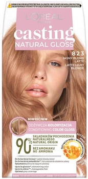 Farba do włosów L'Oreal Paris Casting Natural Gloss 823 Jasny Blond Latte 240 g (3600524086275)