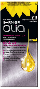 Фарба для волосся Garnier Olia 9.11 Димчасте срібло 160 г (3600542404495)
