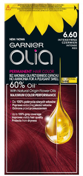 Фарба для волосся Garnier Olia 6.60 Інтенсивний рудий 161 г (3600542244046)
