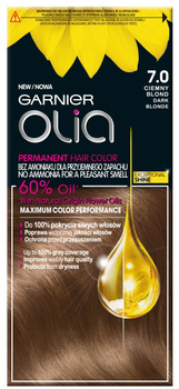 Фарба для волосся Garnier Olia 7.0 Темно-русявий 161 г (3600542244060)