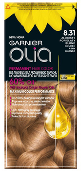 Фарба для волосся Garnier Olia 8.31 Золотисто-попелястий блондин 159 г (3600542244138)