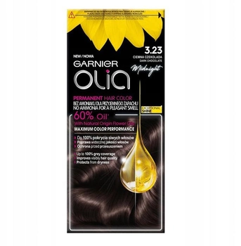 Фарба для волосся Garnier Olia 3.23 Темний шоколад 159 г (3600542329484)