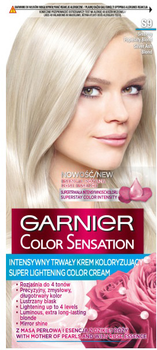 Superrozjaśniający krem koloryzujący Garnier Color Sensation S9 Srebrny Popielaty Blond 156 g (3600541914049)