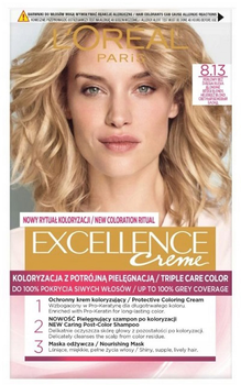 Фарба для волосся L'Oreal Paris Excellence Creme 8.13 Перламутрово-бежевий 270 г (3600521374504)