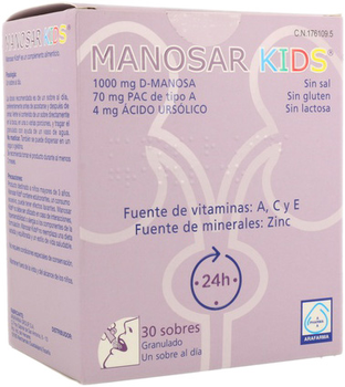 Suplement diety Arafarma Manosar Kids 30 saszetek (8437010381102)